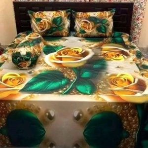 Primium 3D Bedsheet Four Piece Set
