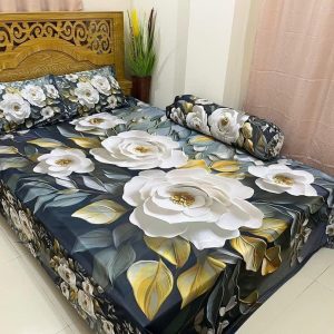 Primium 3D Bedsheet Four Piece Set