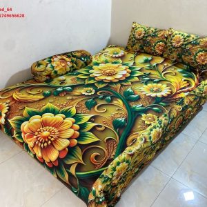 Primium 3D Bedsheet Four Piece Set