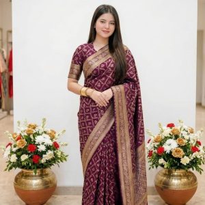 Japani Silk Sharee with Blouse Piece